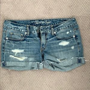 American Eagle Distressed Jean shorts.